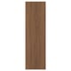TISTORP Door, brown walnut effect, 15x50 "