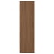 TISTORP Door, brown walnut effect, 12x40 "