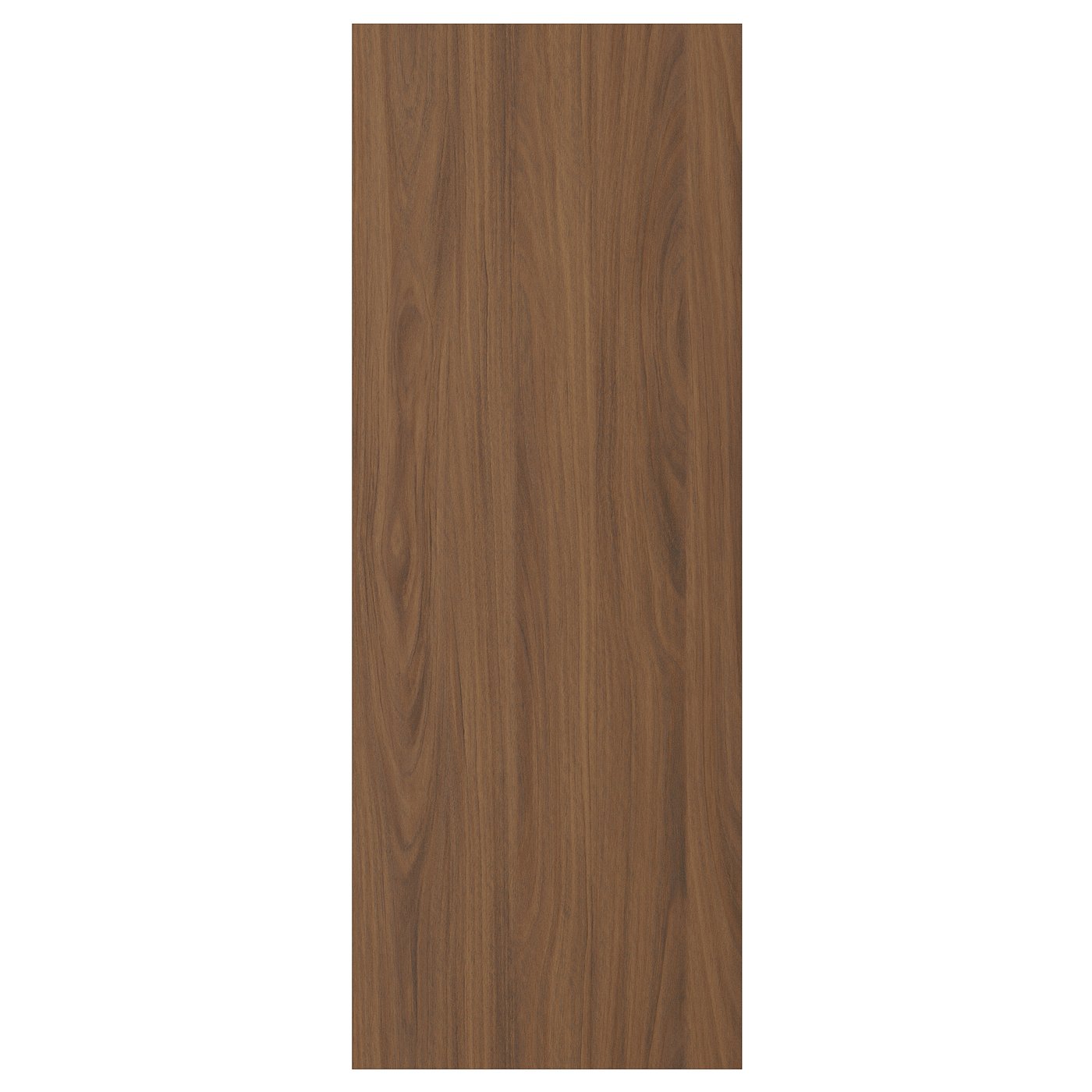 TISTORP door, brown walnut effect, 15x40