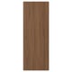 TISTORP Door, brown walnut effect, 15x40 "