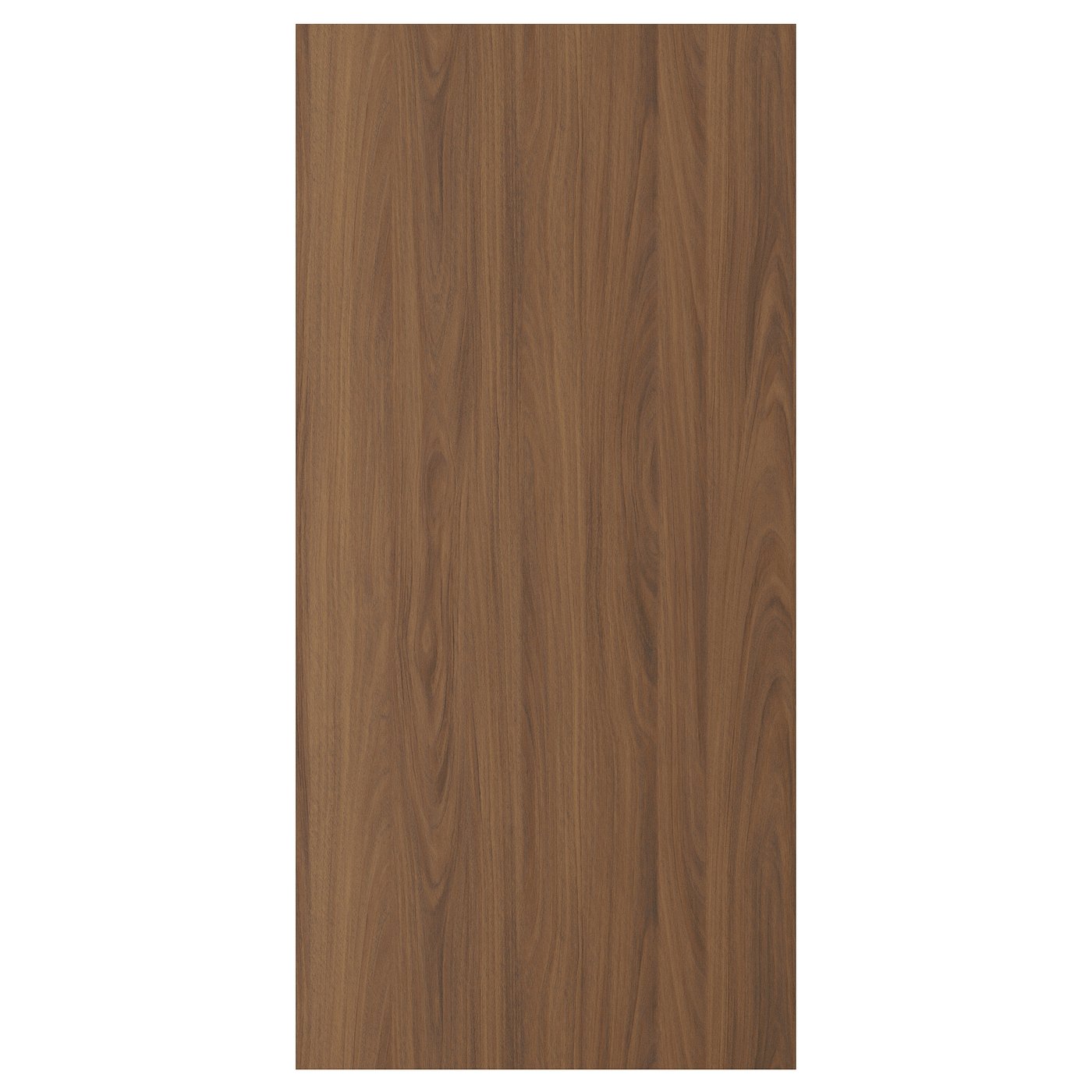 TISTORP door, brown walnut effect, 24x50