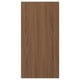 Option: TISTORP Door, brown walnut effect, 15x30 "
