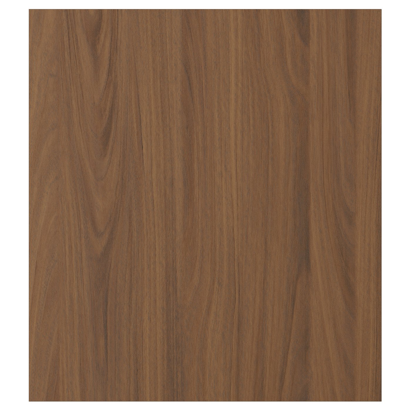 TISTORP door, brown walnut effect, 18x20