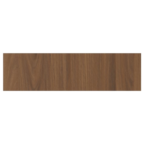 TISTORP walnut-brown wooden panel. Classic, modern style with smooth surface and vertical grain.