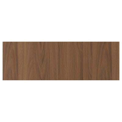 TISTORP Drawer front, brown walnut effect, 30x10 "