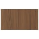 Option: TISTORP Drawer front, brown walnut effect, 18x10 "