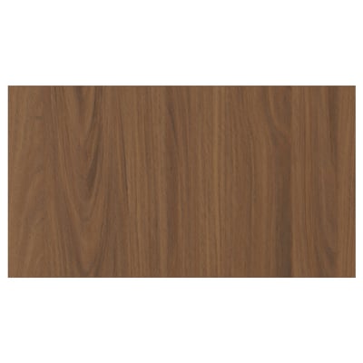TISTORP Drawer front, brown walnut effect, 18x10 "