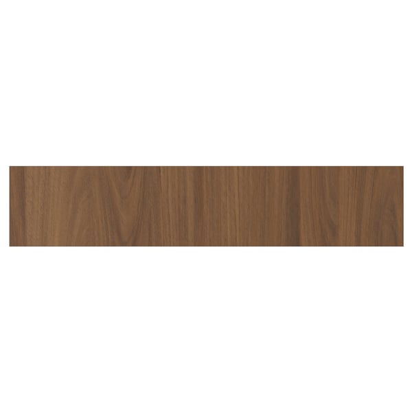 TISTORP Drawer front, brown walnut effect, 24x5 "