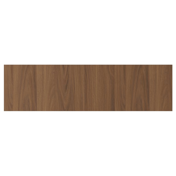 TISTORP Drawer front, brown walnut effect, 36x10 "