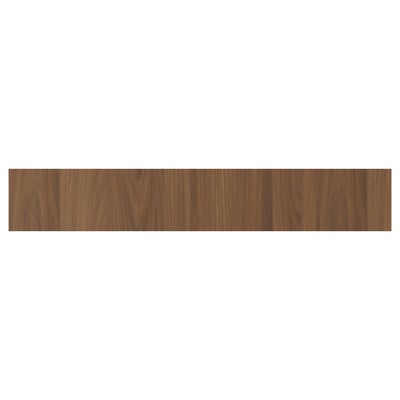 TISTORP Drawer front, brown walnut effect, 30x5 "