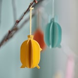 TJÄRLEK Hanging ornaments, set of 6, multicolor