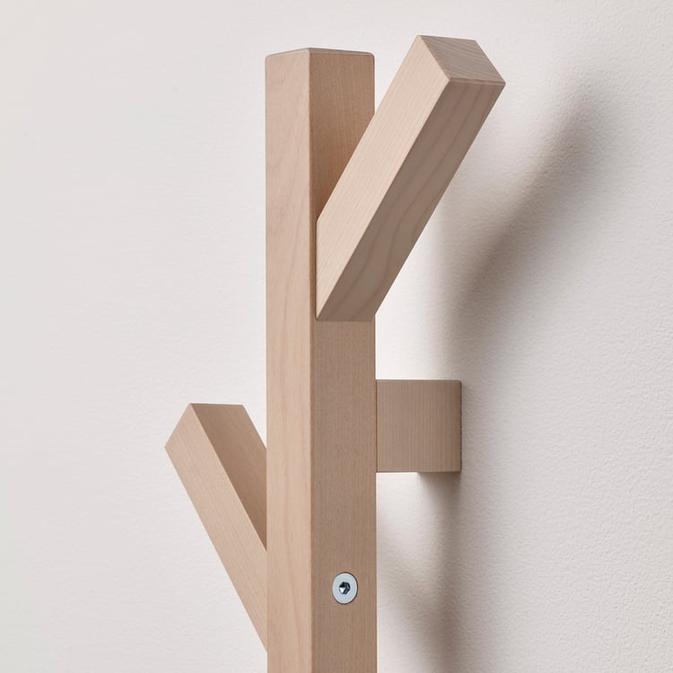 TJUSIG Vertical hook rack, birch, 30 ¾" IKEA