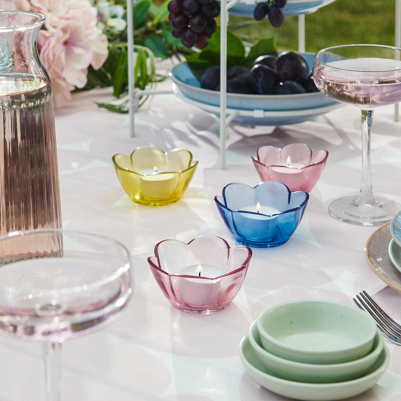 Tealight holder, assorted colors 5