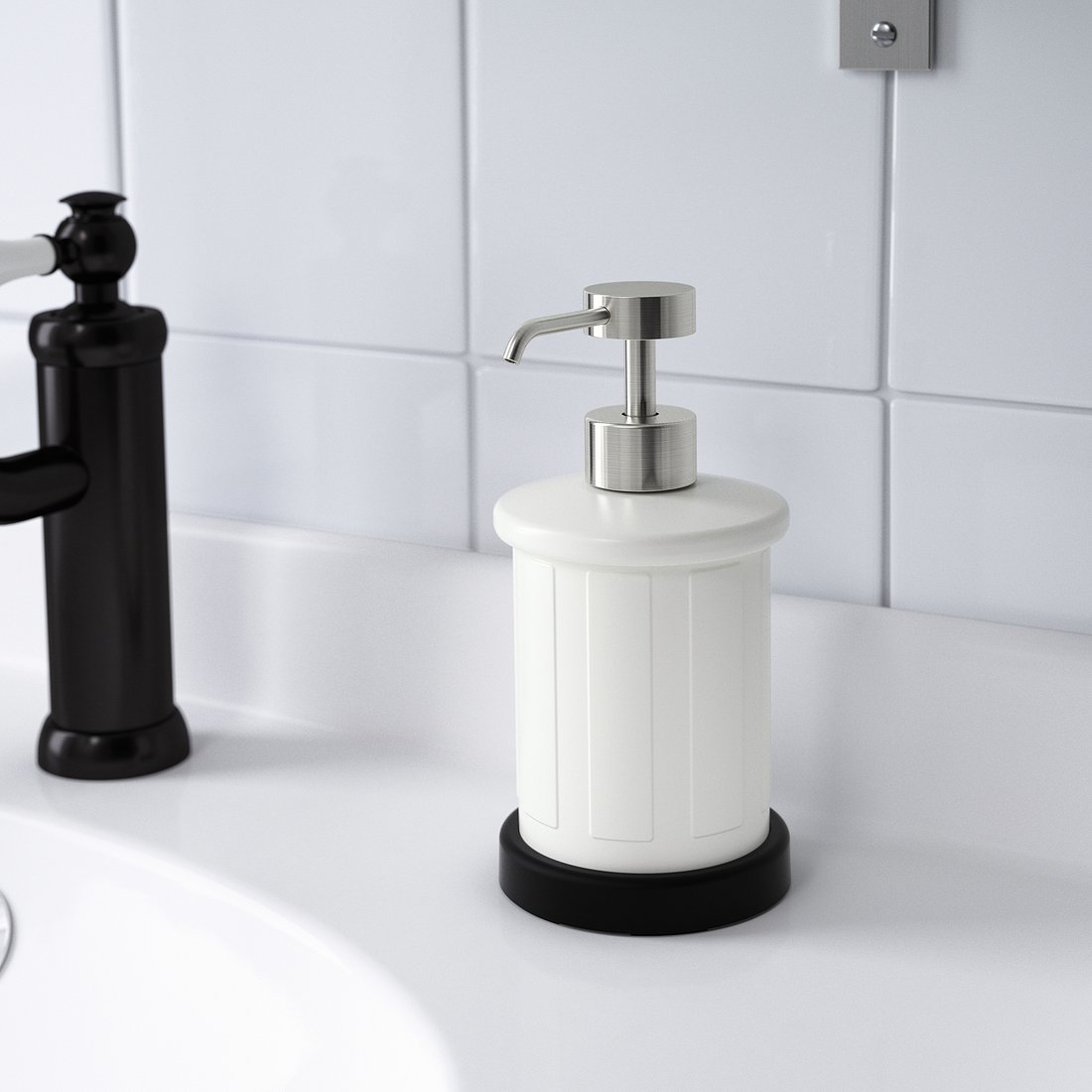 TOFTAN Soap dispenser, white IKEA