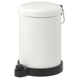 TOFTAN Trash can, white, 1 gallon