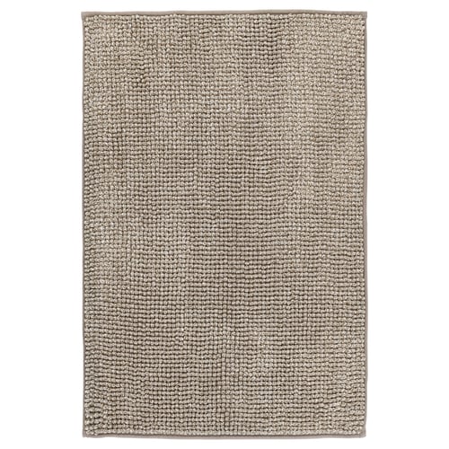 TOFTBO bath mat beige-white mélange 32 " 20 " 4.31 sq feet 4.62 oz/sq ft