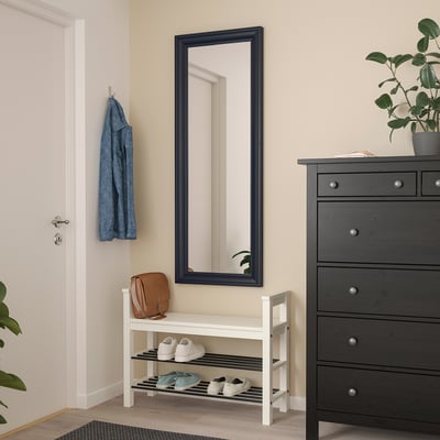 TOFTBYN Mirror, black, 20 1/2x55 1/8 "