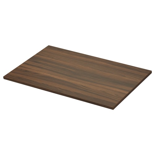 TOLKEN brown walnut laminate countertop, rectangular, grain pattern.