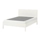 TONSTAD Bed frame, off-white/Lyngör white, King