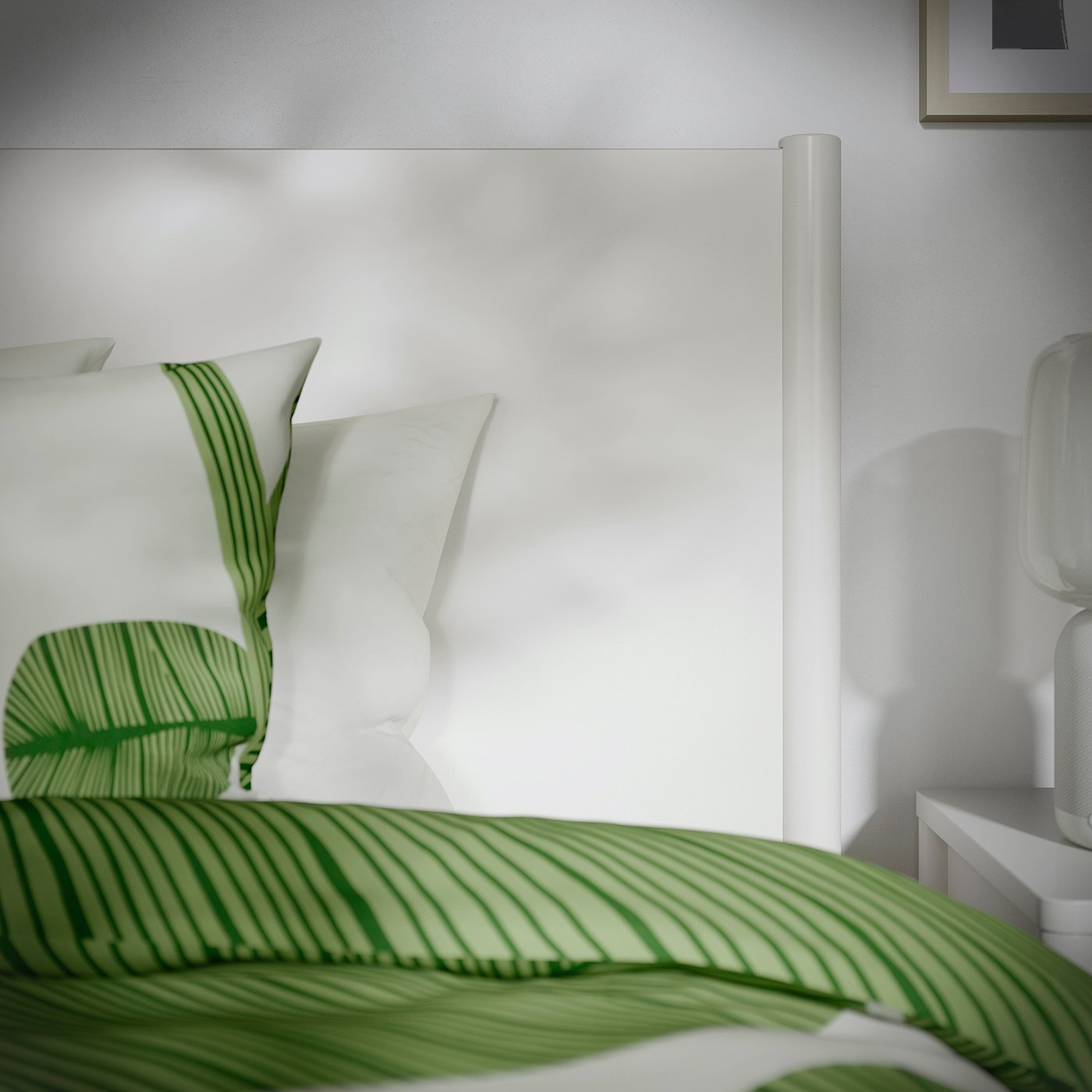 TONSTAD bed frame with storage, off-white/Lyngör white, Twin - IKEA