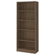 TONSTAD Bookcase, brown stained oak veneer, 32 1/8x14 5/8x78 7/8 "