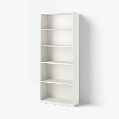 TONSTAD Bookcase, off-white, 31 7/8x14 5/8x79 "