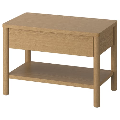 TONSTAD Side table - oak veneer 25 1/4x15 3/4 "
