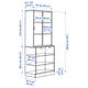 TONSTAD storage combination w sliding doors, off-white, 317/8x181/2x79 ...