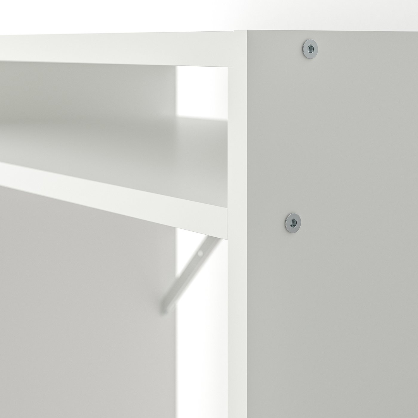 TORALD desk, white, 255/8x153/4