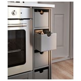 TORNVIKEN Box, gray, 7 1/2x13x5 7/8 "
