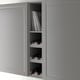 TORNVIKEN Open cabinet, gray, Width: 9" Height: 40". Order today! - IKEA