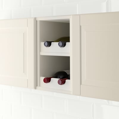 TORNVIKEN Open cabinet, off-white, 9x14 5/8x15 "