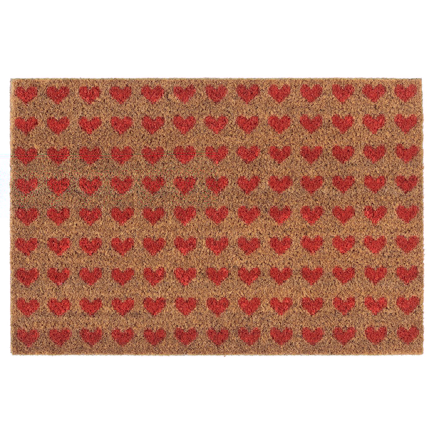 TOSSDAN Door mat - natural/heart 1 ' 4 "x2 ' 4 "