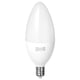 Option: TRÅDFRI LED bulb E12 450 lumen, wireless dimmable white spectrum/chandelier opal
