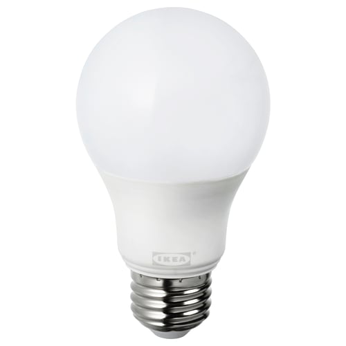 Tradfri Led Bulb E26 806 Lumen Wireless Dimmable Warm White Globe Opal Ikea