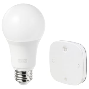 TRÅDFRI Starter kit, smart wireless dimmable/color and white spectrum, E26