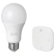 Option: TRÅDFRI Starter kit, smart/wireless dimmable white spectrum, E26