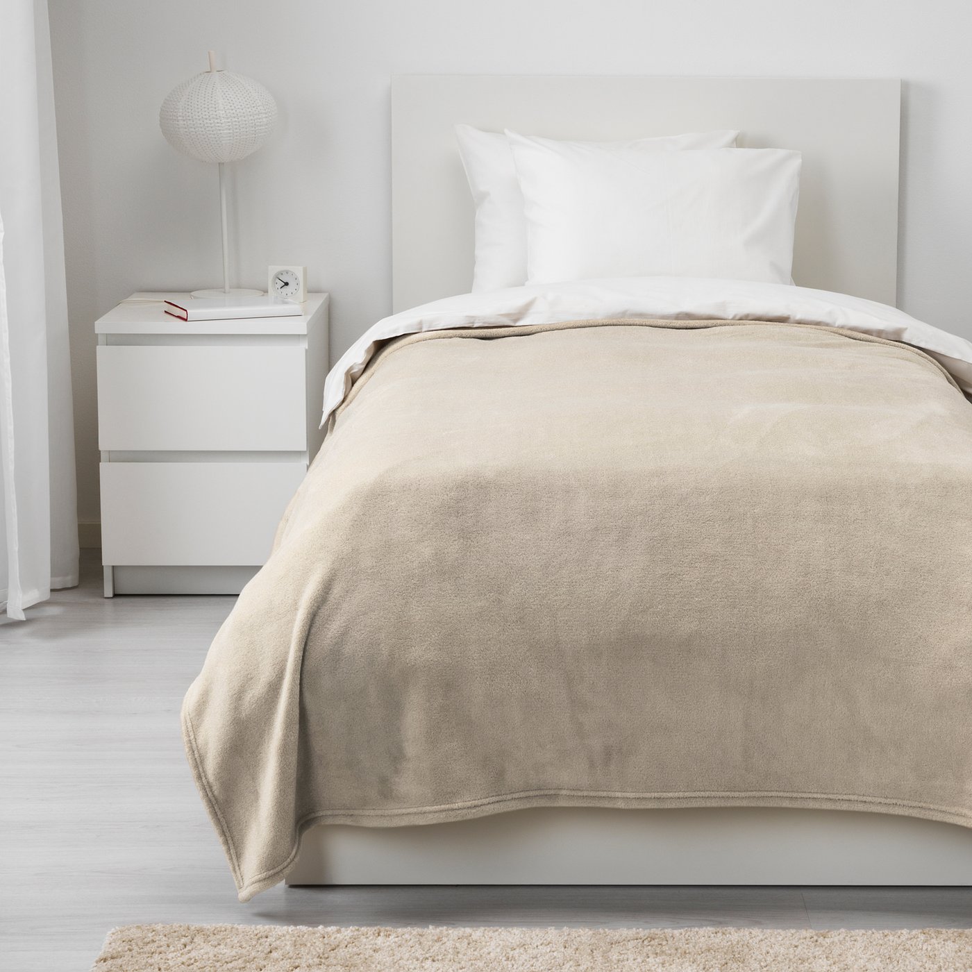 TRATTVIVA Bedspread, beige, 59x98\