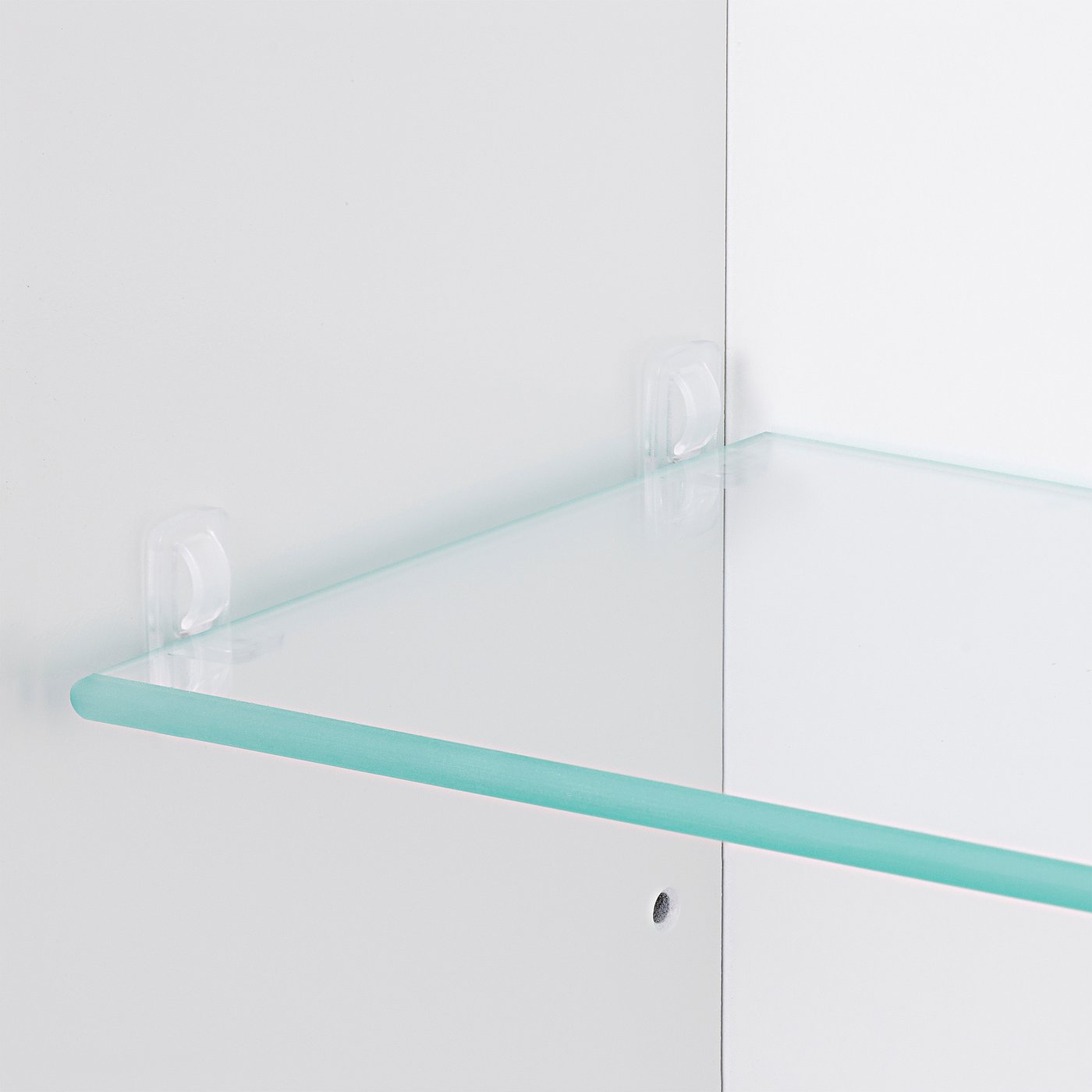 TREASJÖN mirror cabinet w/1 door & light, 195/8x63/4x291/2