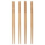 TREBENT Chopsticks, 4 pairs, bamboo