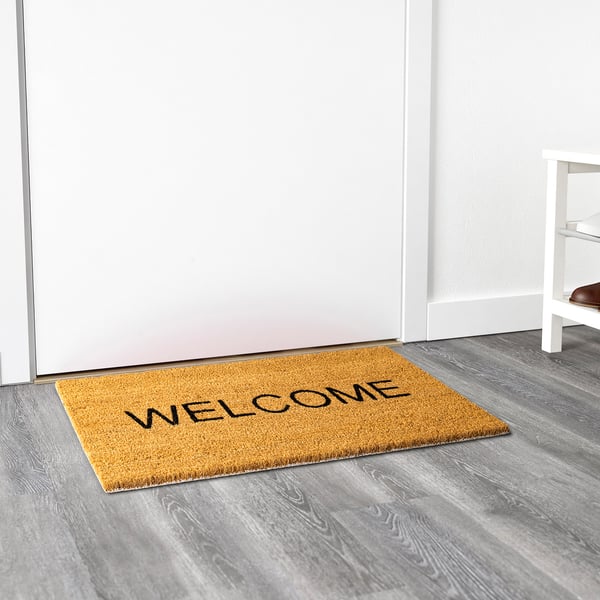 TRIABO Door mat, natural - IKEA