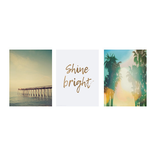 TRILLING Poster, set of 3 IKEA