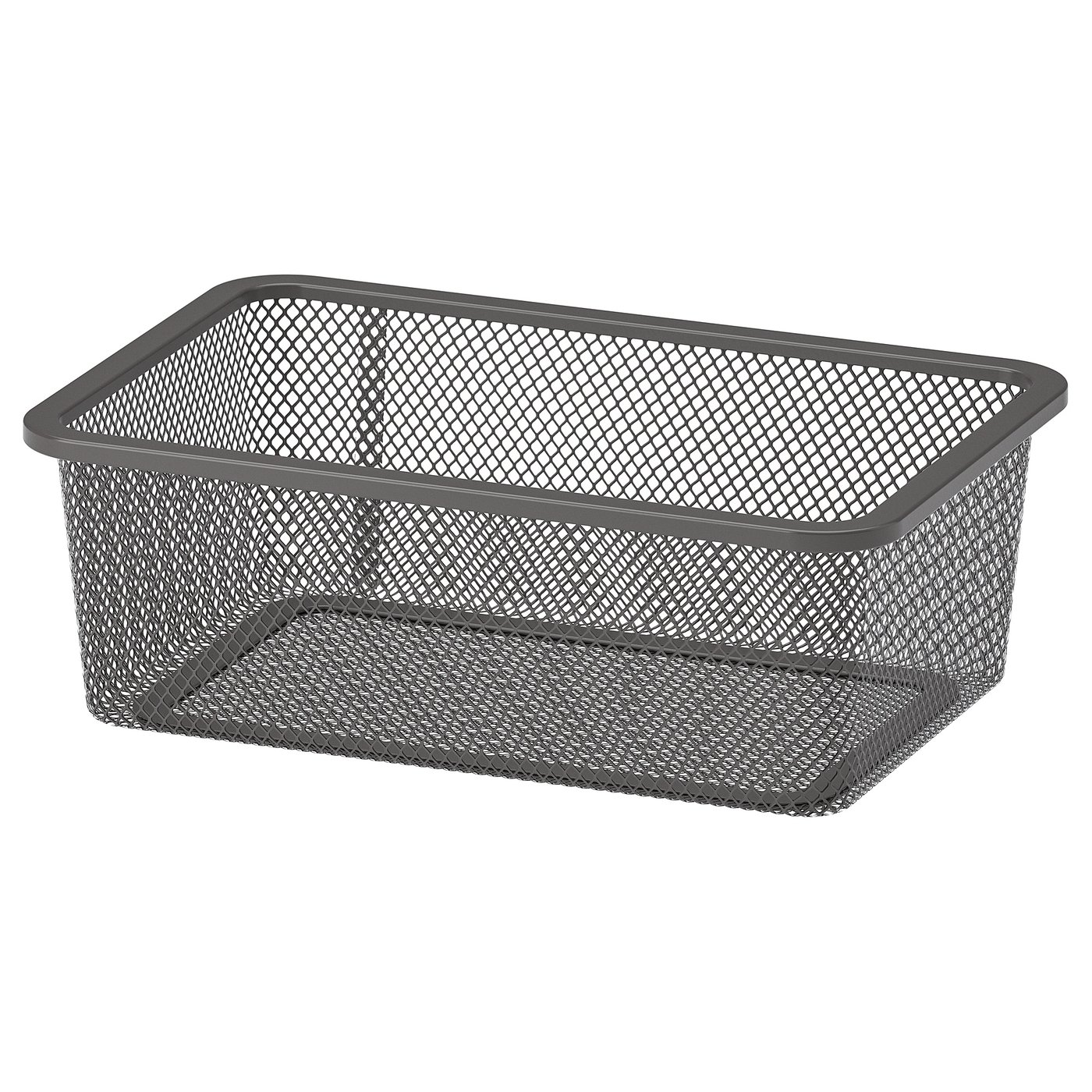 TROFAST mesh storage box, dark gray, 77/8x113/4x37/8