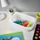 TROFAST Storage box, white, 7 ¾x11 ¾x4 "