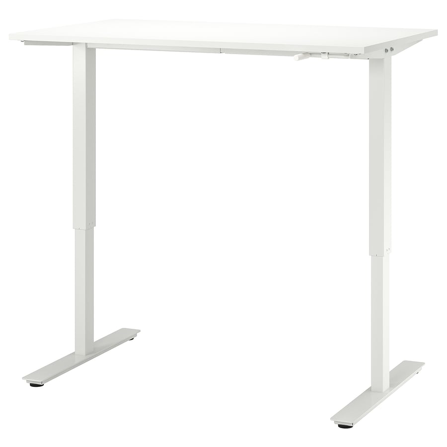 TROTTEN desk sit/stand, white, 471/4x271/2" IKEA