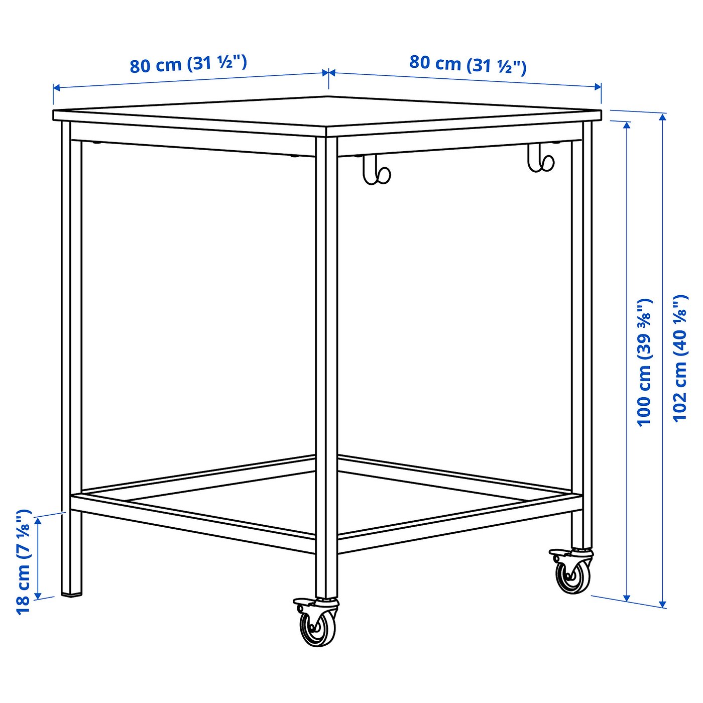 TROTTEN/LIDKULLEN table and sit/stand support, white/dark