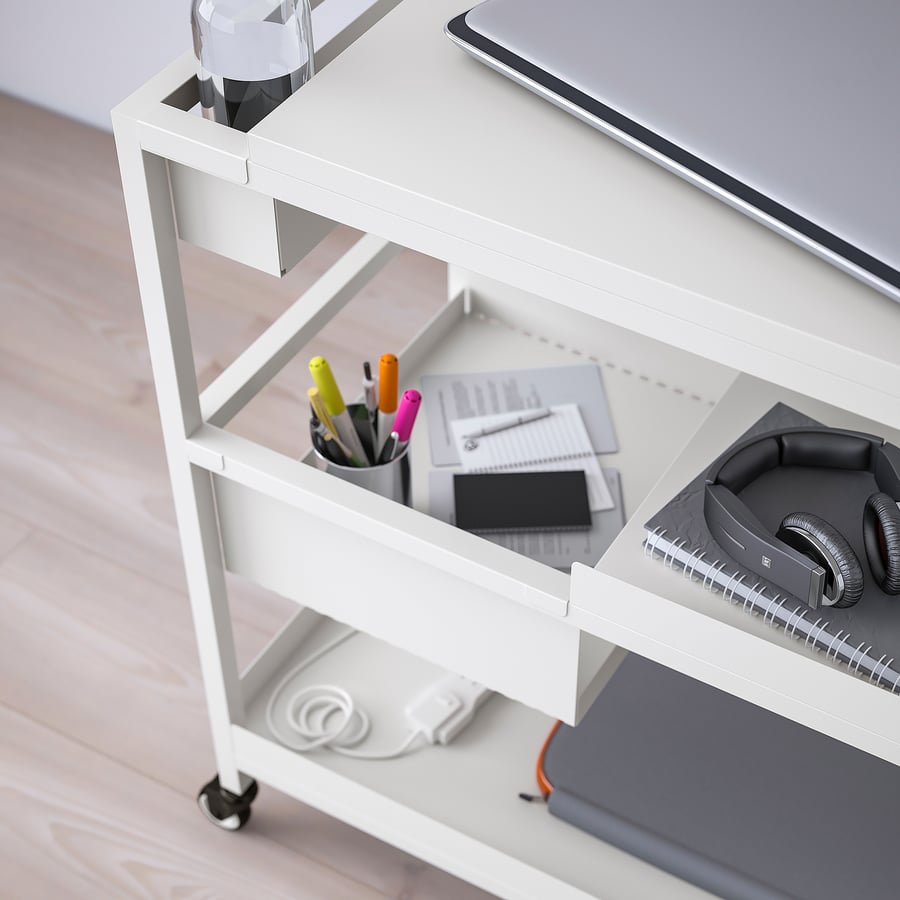 TROTTEN utility cart, white, 311/2x153/4" IKEA