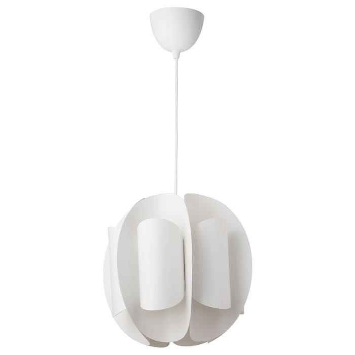 TRUBBNATE / HEMMA pendant lamp, white, 15" IKEA