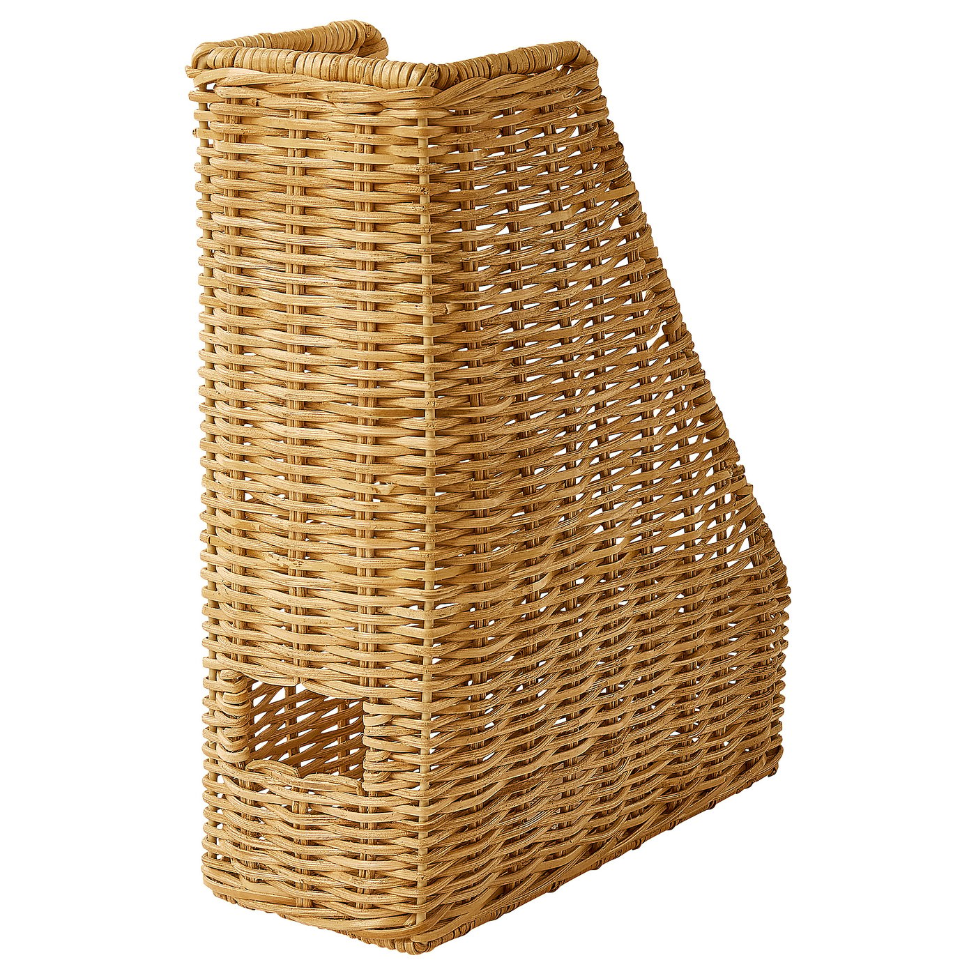 TRUMMIS magazine file, handmade rattan - IKEA US