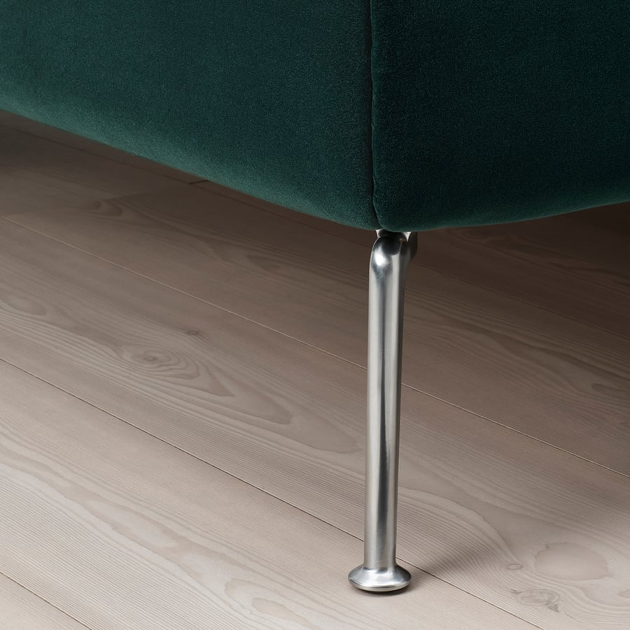 TUFJORD upholstered bed frame, Djuparp dark green, Queen IKEA